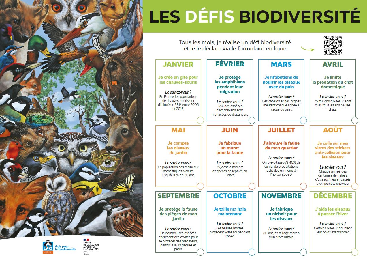 Prête à relever les défis biodiversité LPO Auvergne Rhône Alpes