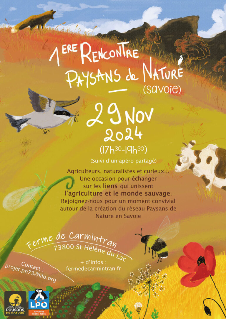 1ère Rencontre Paysans de Nature 29 novembre 2024