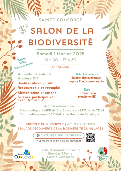 affiche salon biodiv ste Consorce 2025