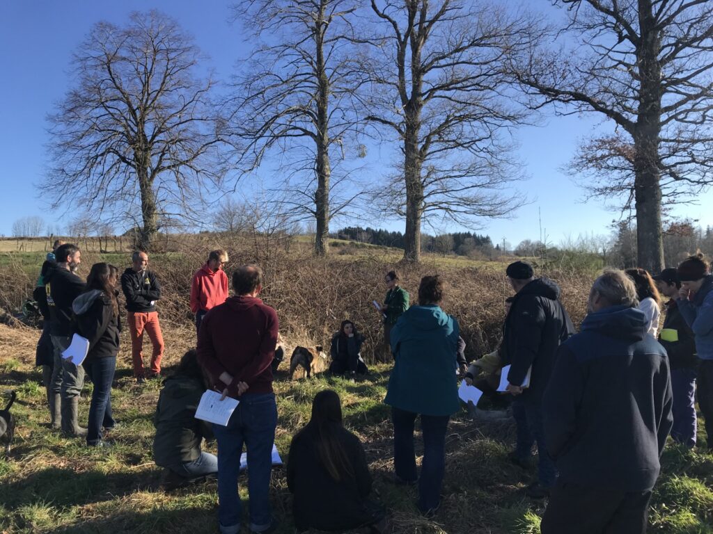 Visite extérieure de la ferme