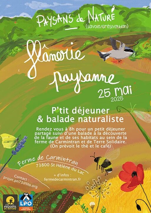 Flânerie paysanne avec Paysans de nature 25 mai St-Hélène-du-Lac