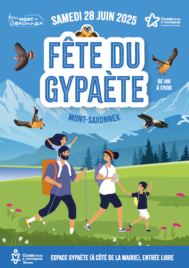 Fête du gypaète 28 juin Mont Saxonnex