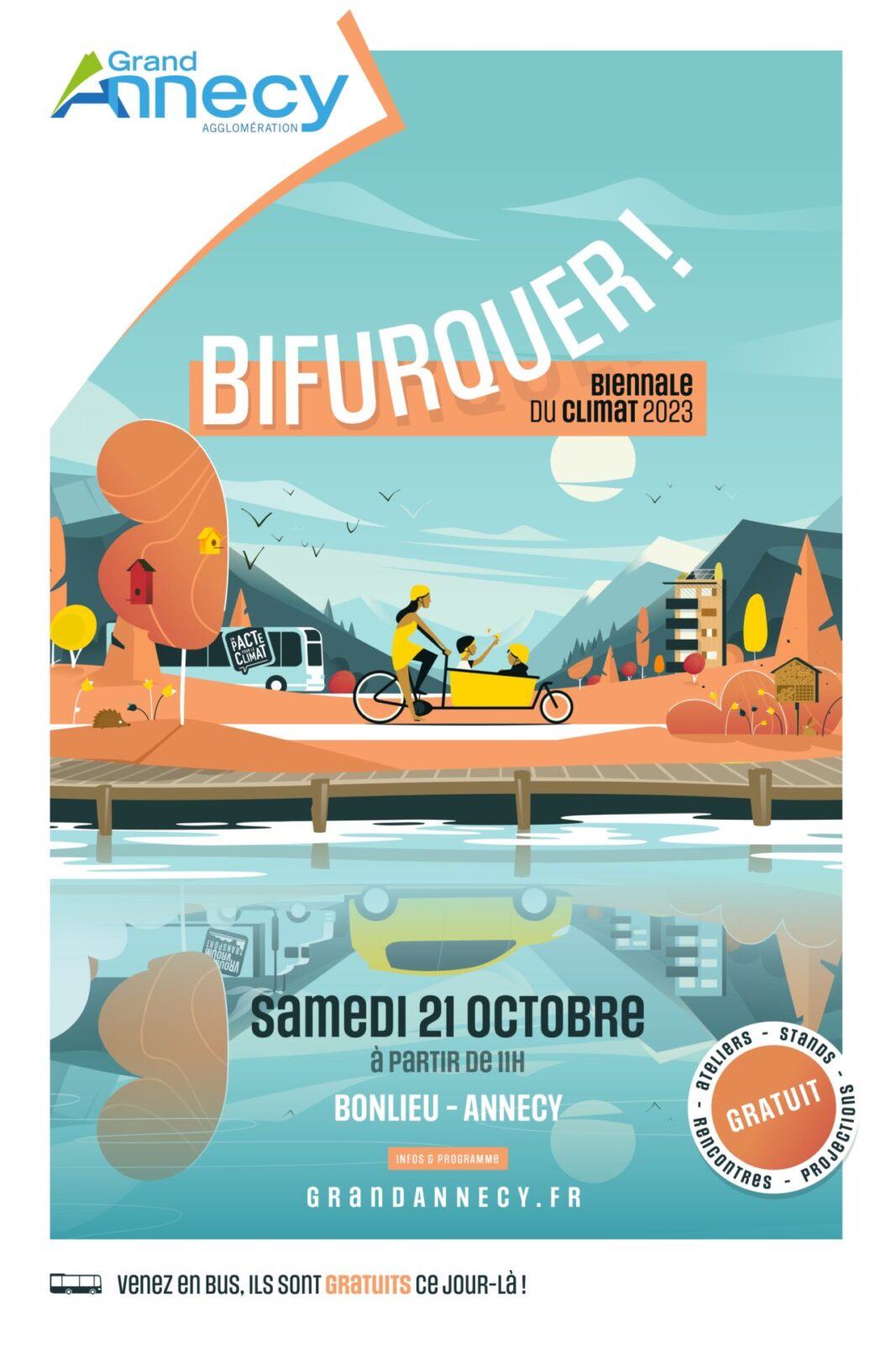BIFURQUER ! Biennale du Climat 2023 Samedi 21 octobre à partir de 11h Bonlieu, Annecy